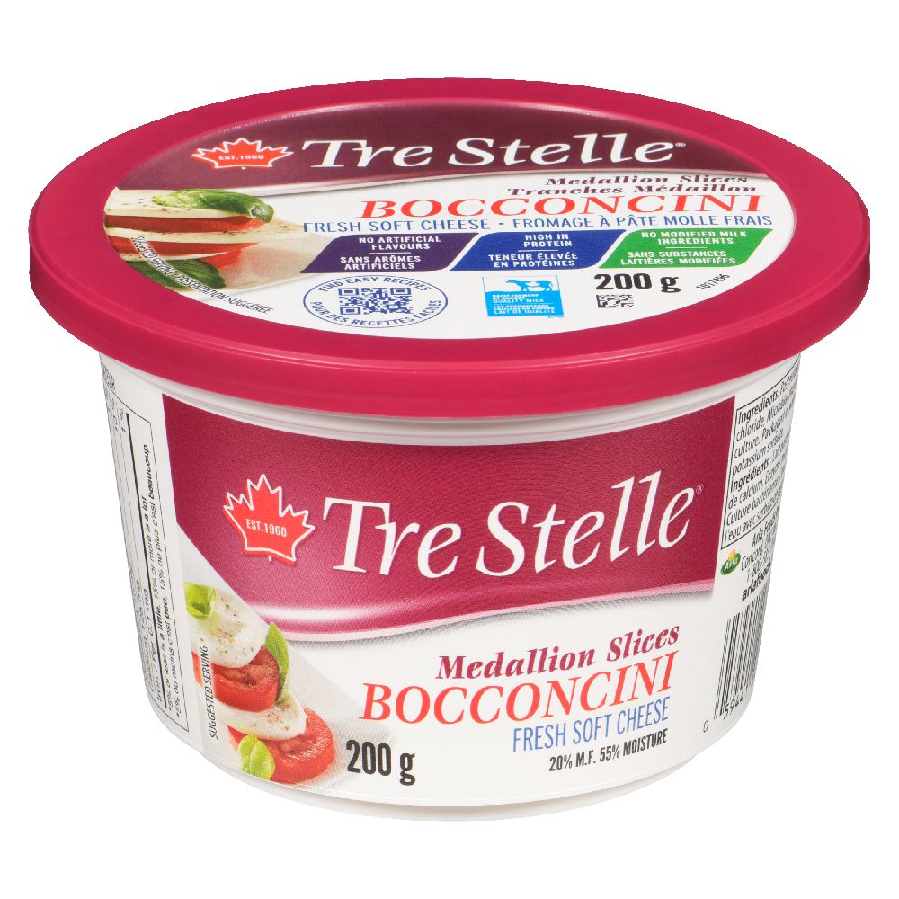 Tre Stelle Medallion Slices Bocconcini Cheese 200 g