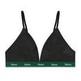 thumbnail image 1 of Hanes Holiday Women’s Triangle Bralette, Breathable Stretch Cotton, 1 of 3