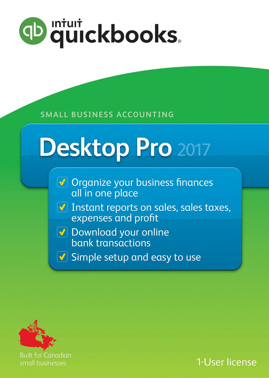 Intuit QuickBooks® Desktop Pro 2017 Walmart Canada