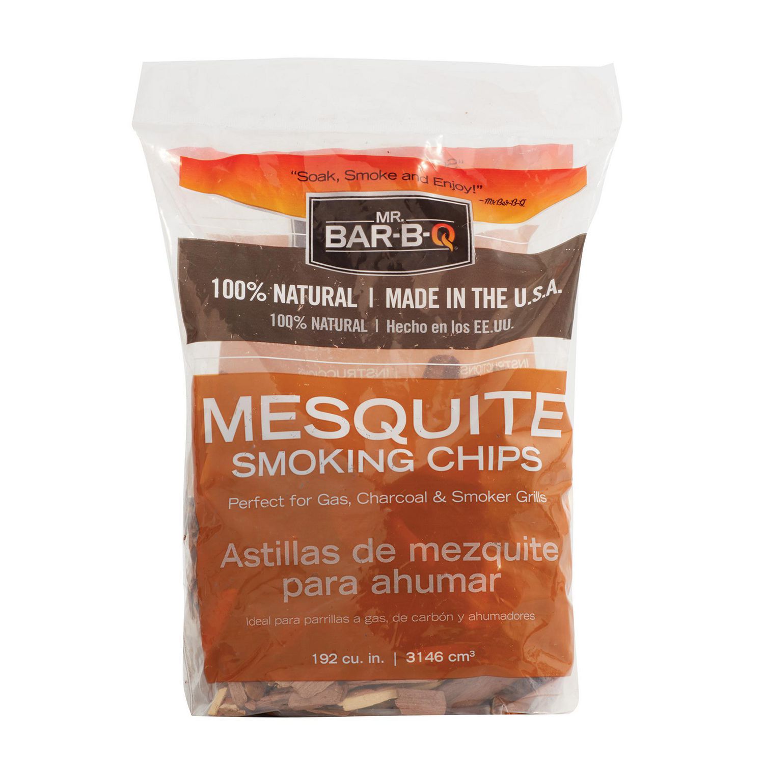 2lb Bag Smokers & Electric Gas or Charcoal Grills Mesquite Wood Smoker Chips 