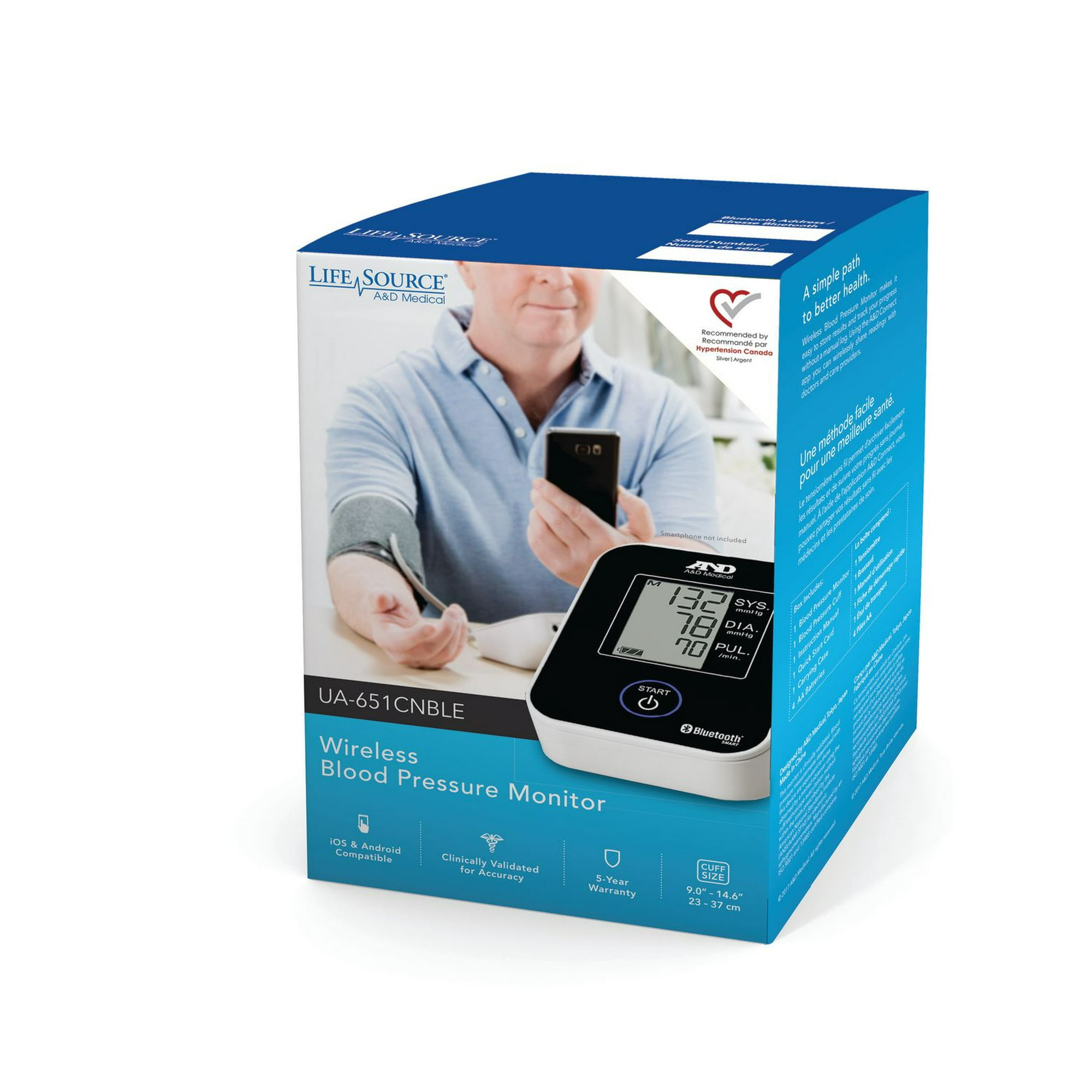 Omron 10 Series Blood Pressure monitor, Omron UA Bras Serie 10 with  Bluetooth 