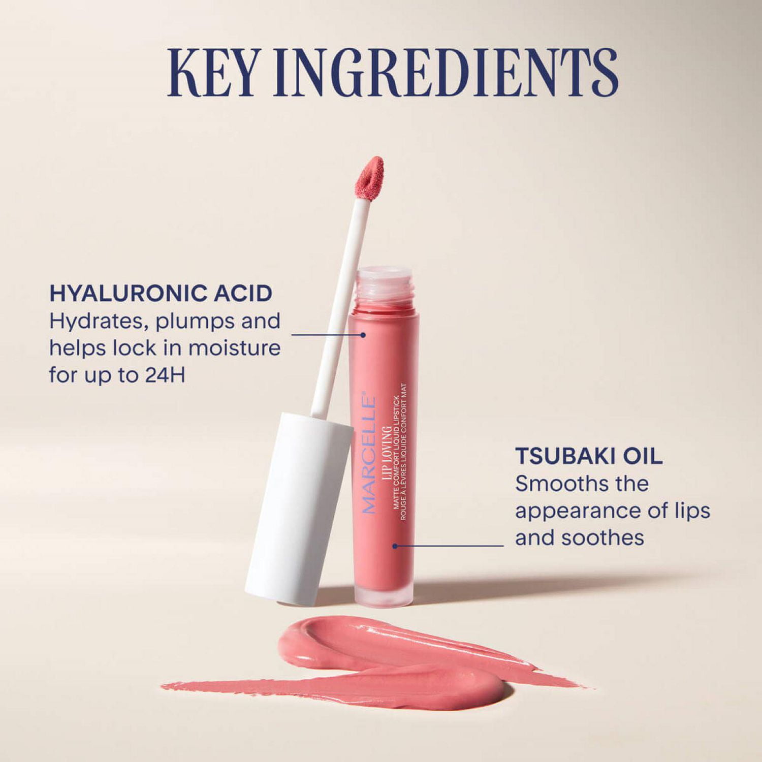 Marcelle Lip Loving Matte Comfort Liquid Lipstick, 6.5 mL