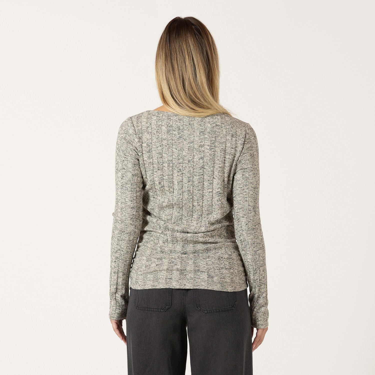 Bloom Girl Chemise à manches longues côtelées