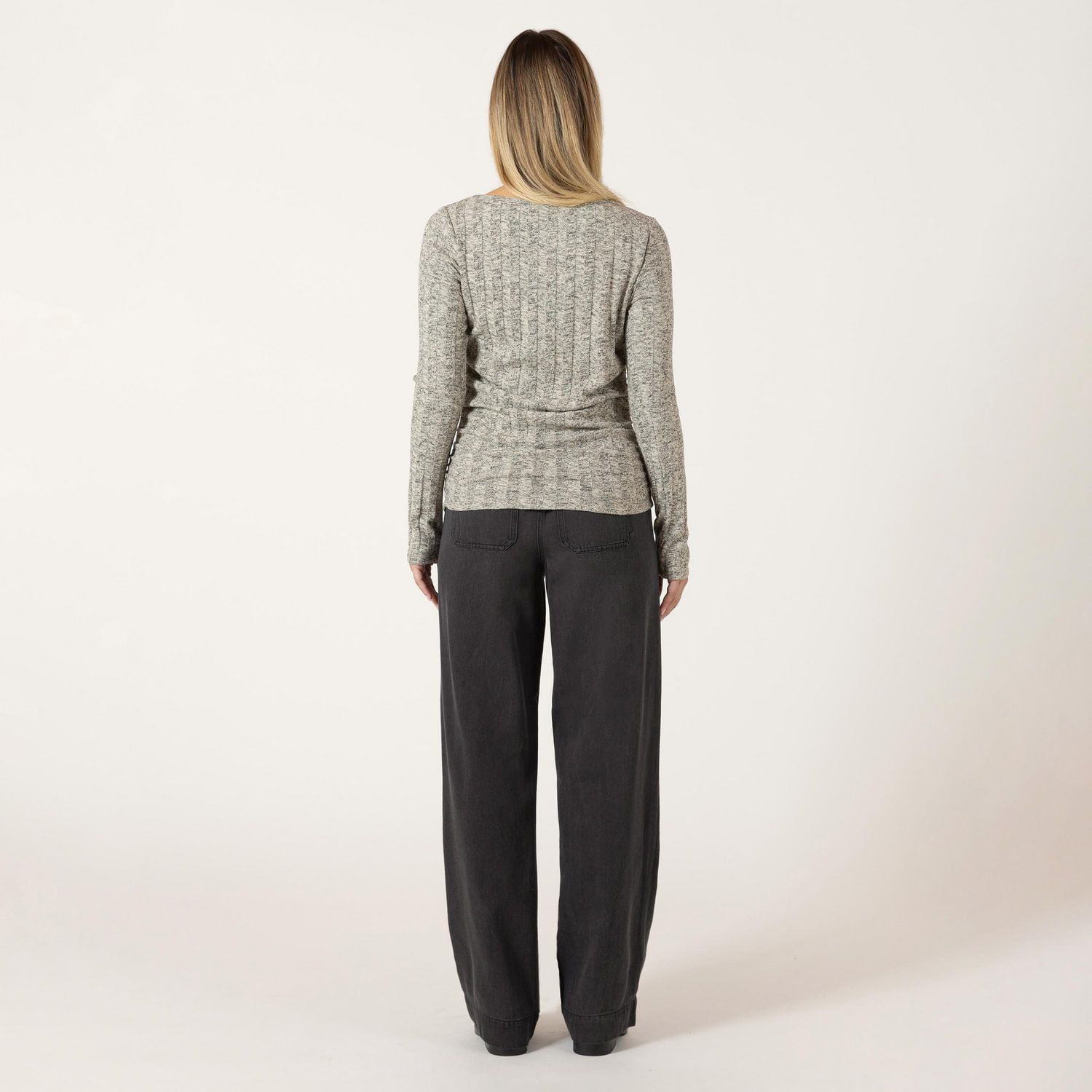 Bloom Girl Chemise à manches longues côtelées