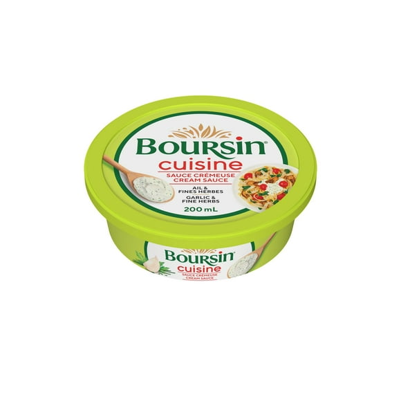 Boursin Cuisine Garlic & Fine Herbs Cream Sauce, 200 mL