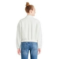thumbnail image 3 of George Girls' Boucle Zip Jacket, 3 of 6