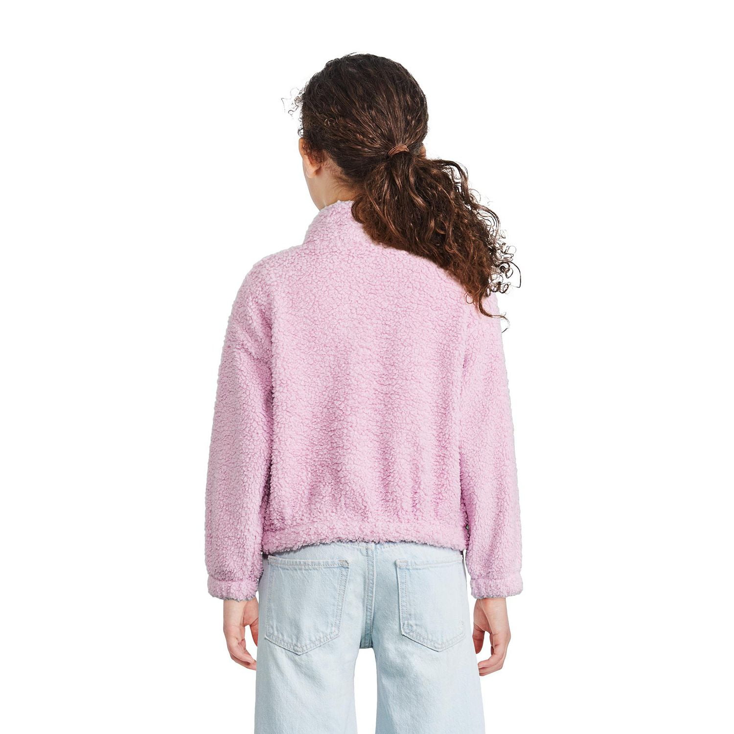 George Girls' Boucle Zip Jacket