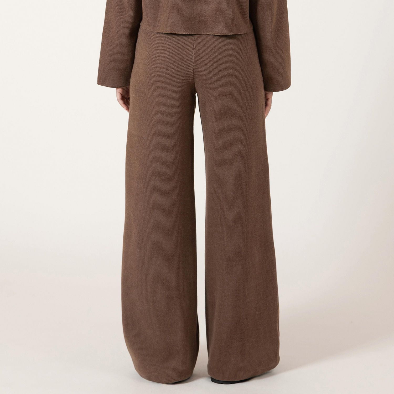 Bloom Girl Ribbed wide leg joggers