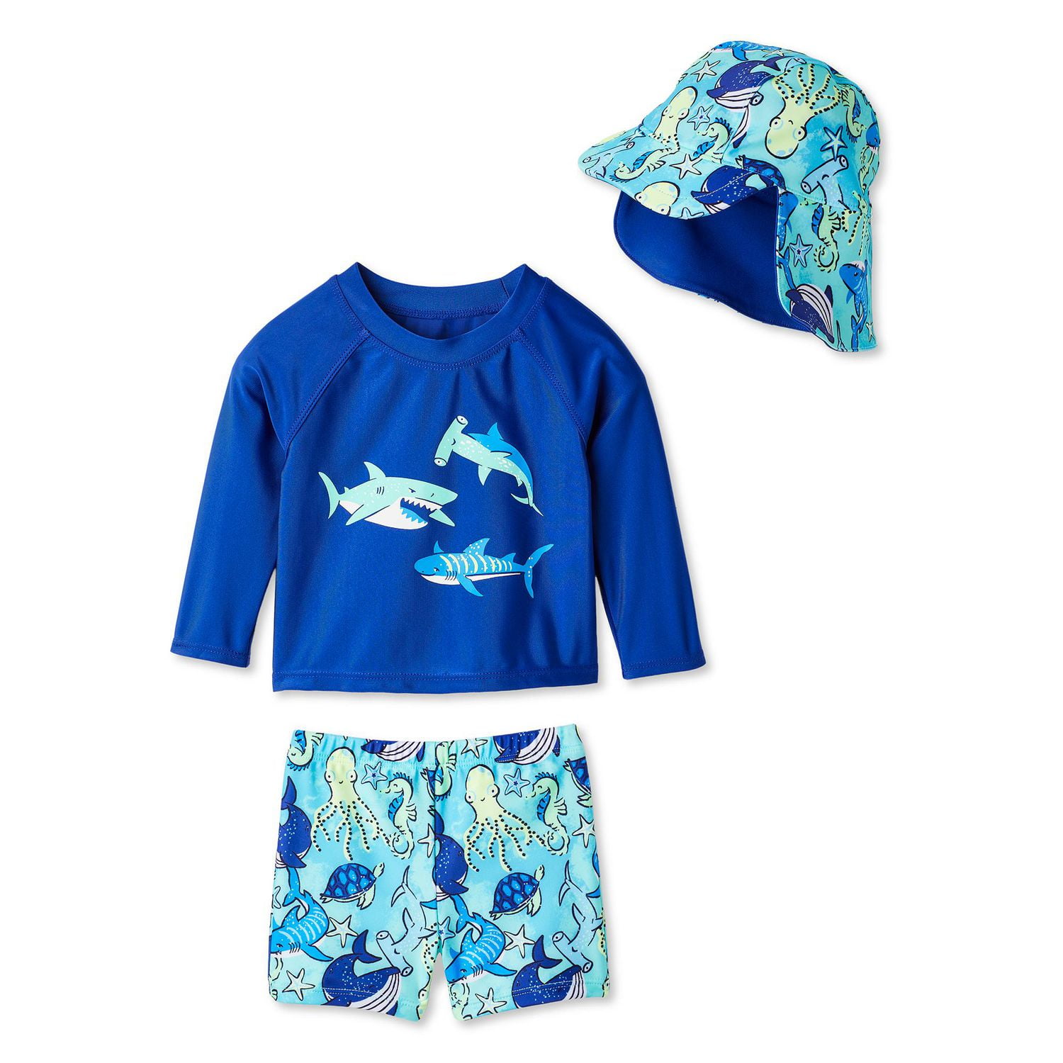 George Baby Boys' Rashguard 3-Piece Set