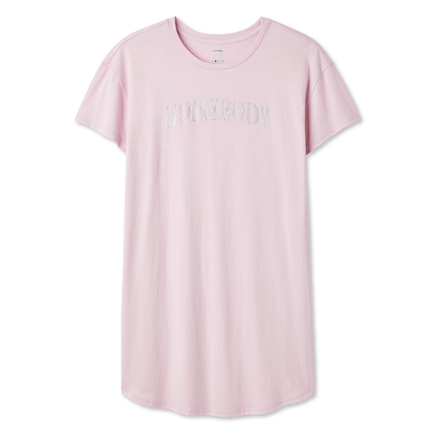 Chemise de nuit à encolure ras du cou George pour femmes