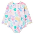 thumbnail image 2 of George Baby Girls' One Piece Ruffle Swimsuit, 2 of 2