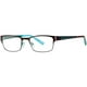 Monture de lunettes M5961 de Minimize pour femmes en brun/bleu – image 1 sur 1