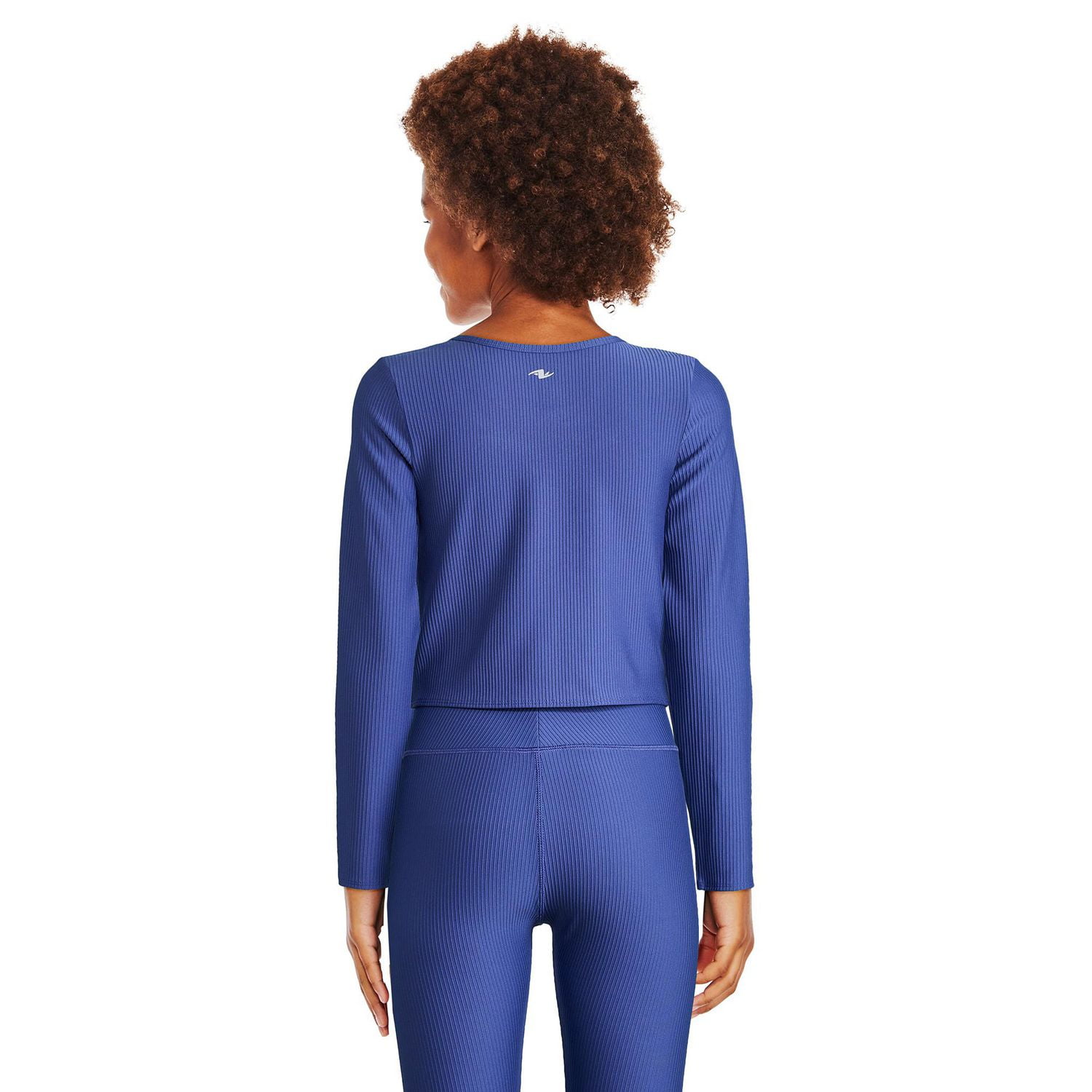 Athletic Works Girls' Long Sleeve Rib Top