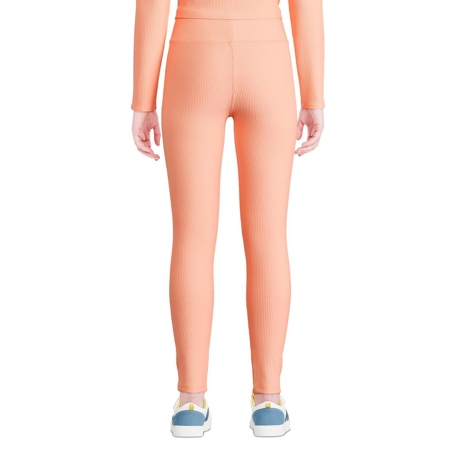 Athletic Works Girls' Rib Active Legging, Sizes XS-XL