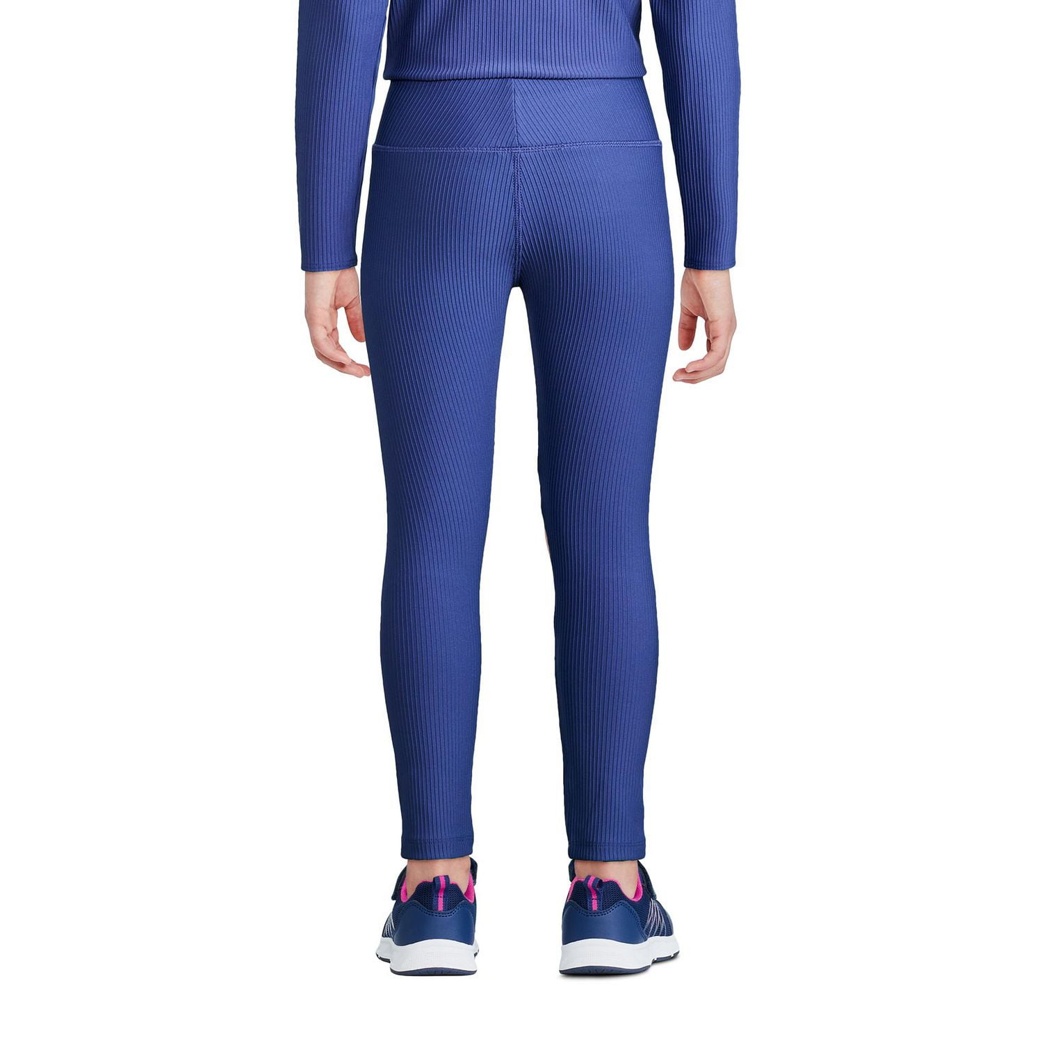 Athletic Works Girls' Rib Active Legging, Sizes XS-XL