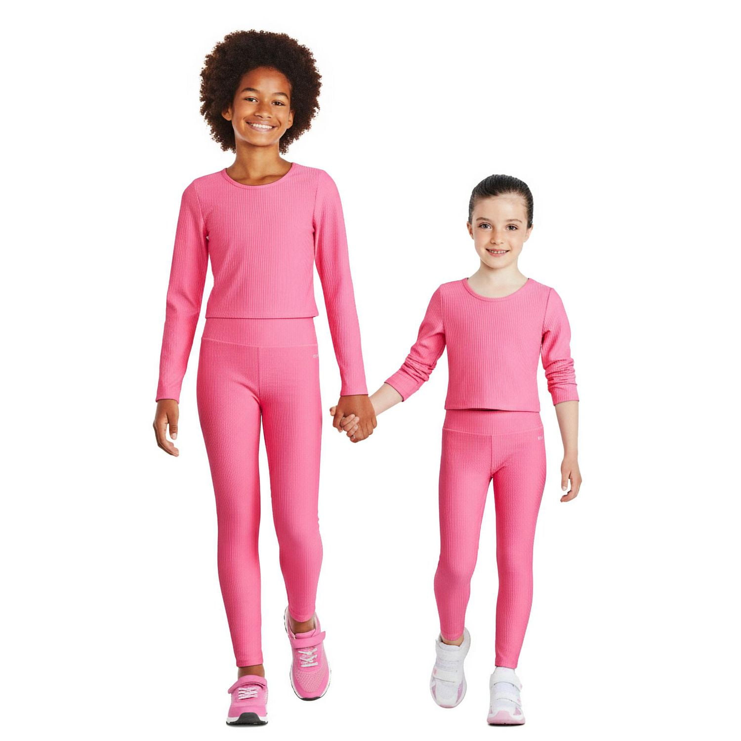 Legging actif côtelé Athletic Works pour filles Tailles TP–TG