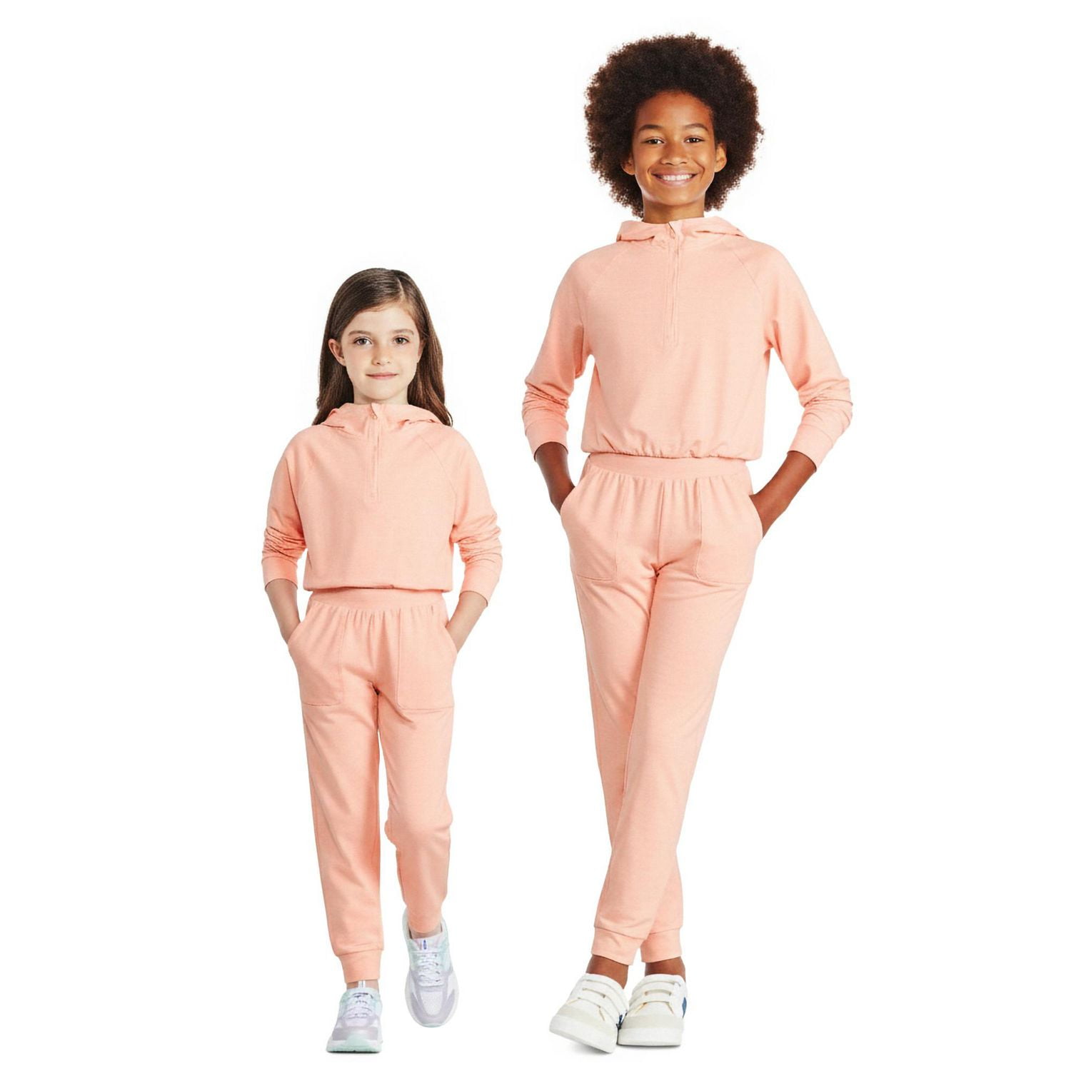 Haut à capuchon bulles Athletic Works pour filles Tailles TP–TG