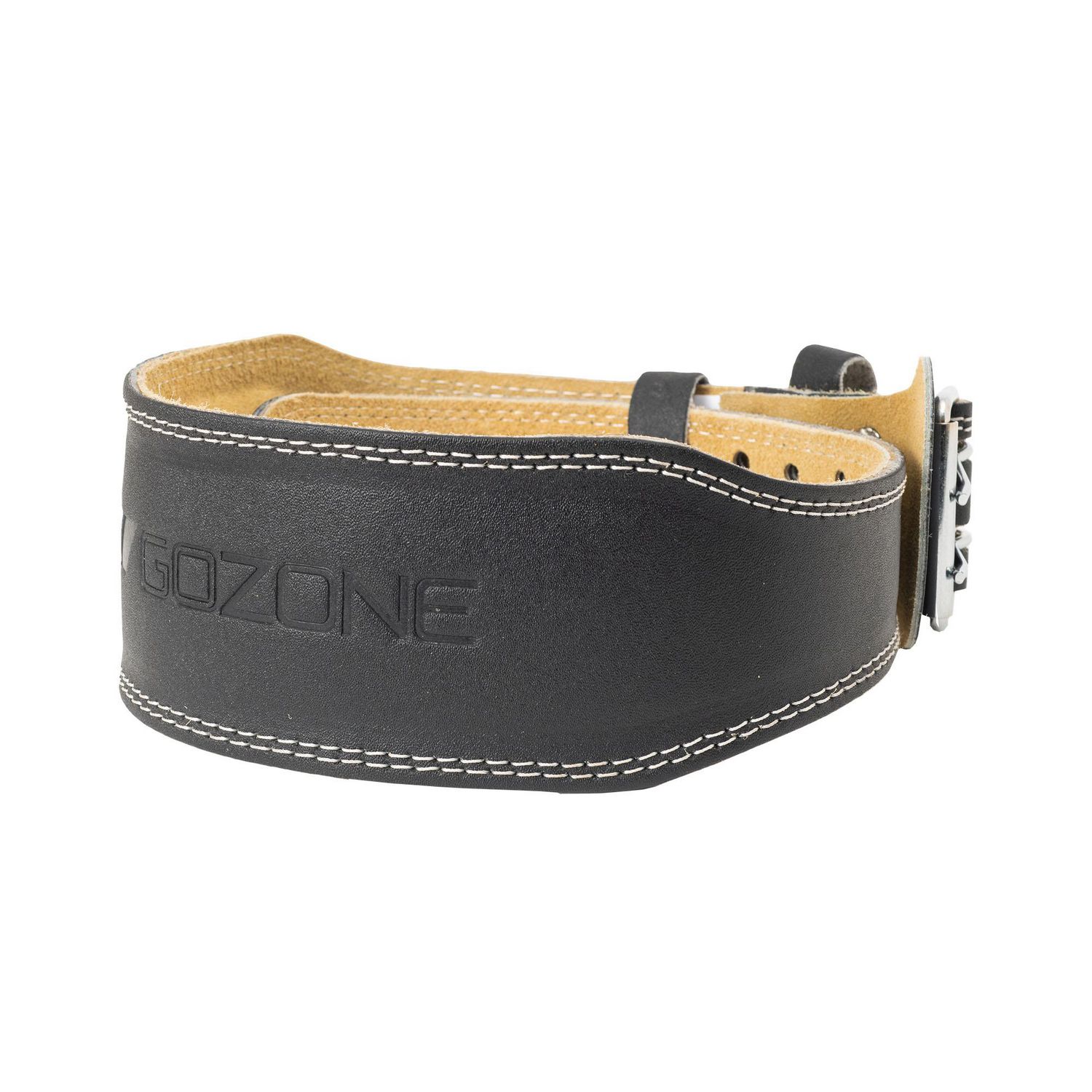 GoZone SM/MD Leather Weight Belt – Black, Interior foam padding