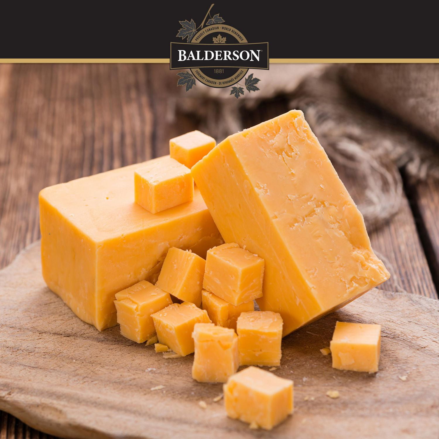 Cheddar moyen Balderson 280g