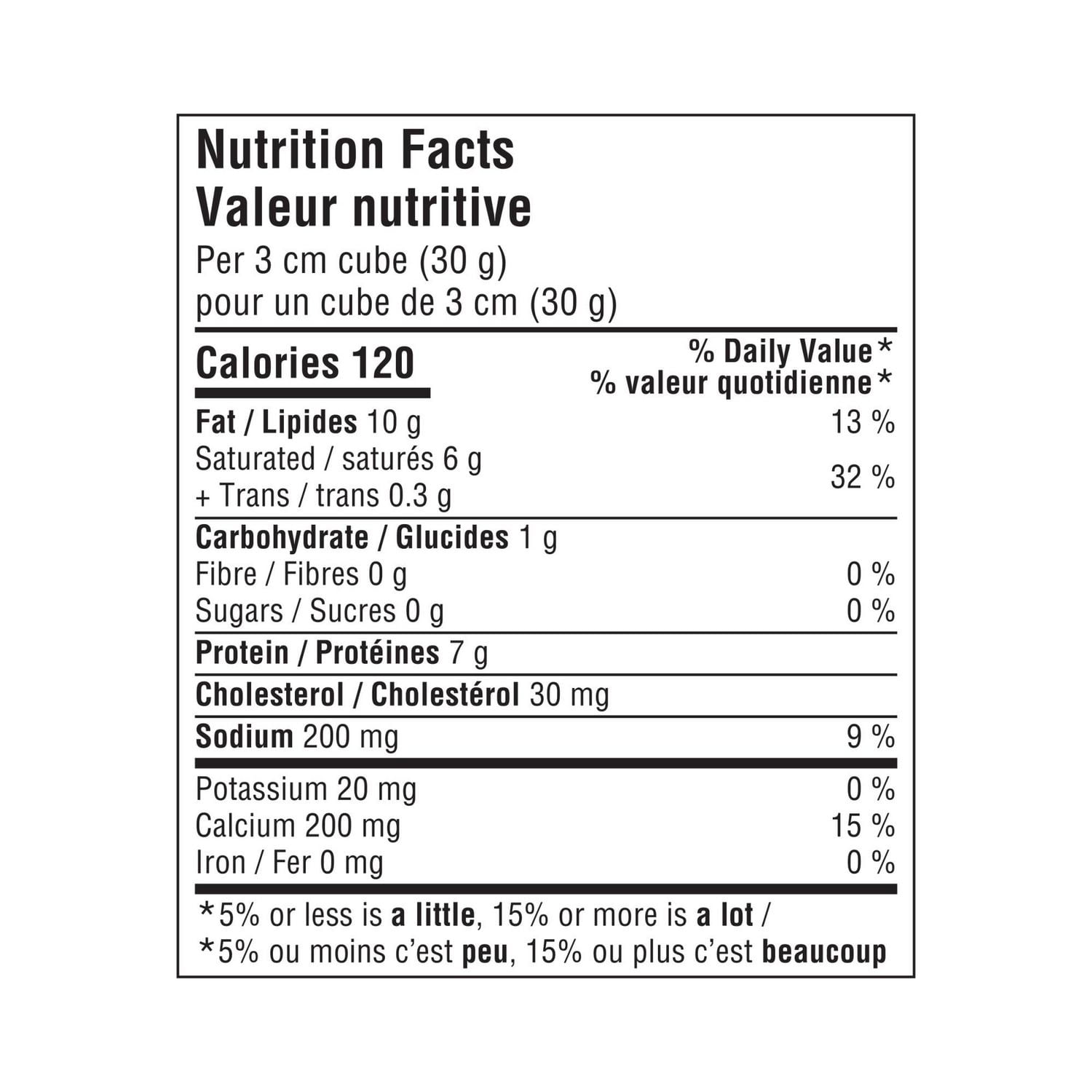 Cheddar moyen Balderson 280g