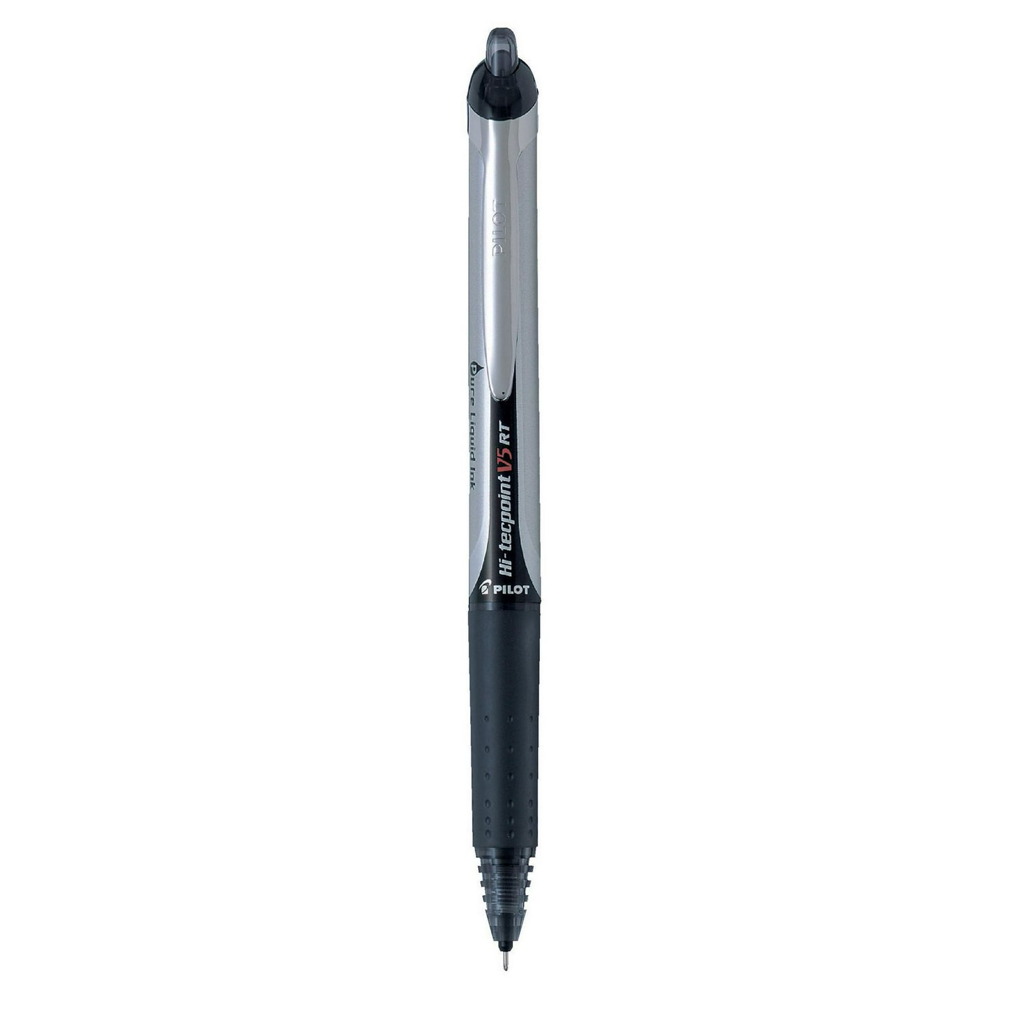 Pilot Hi-Tecpoint V5 RTRetractable Roller Ball Pens - Black