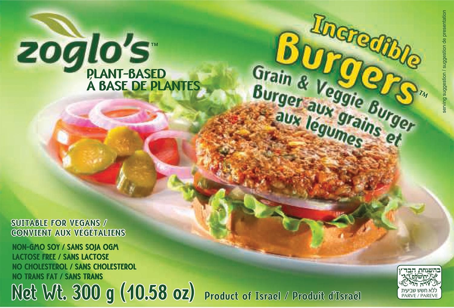 Zoglos Grain & Veggie Burger Walmart Canada