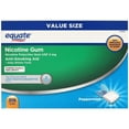 thumbnail image 1 of Equate Nicotine Gum, Peppermint, 2mg, 1 of 5