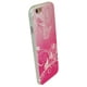 Étui Exian pour iPhone 6 Plus à motif de papillons et fleurs - rose – image 2 sur 2