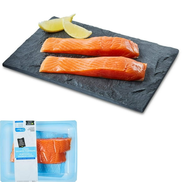 Coho Salmon Portions, Your Fresh Market, 2 pieces, 0.20 - 0.35 KG