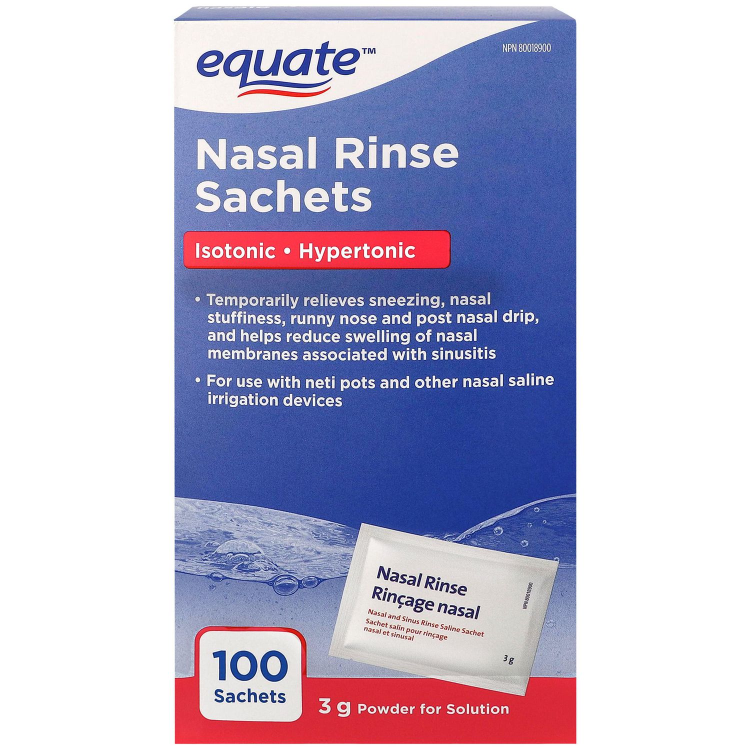 Equate Nasal Rinse Sachets