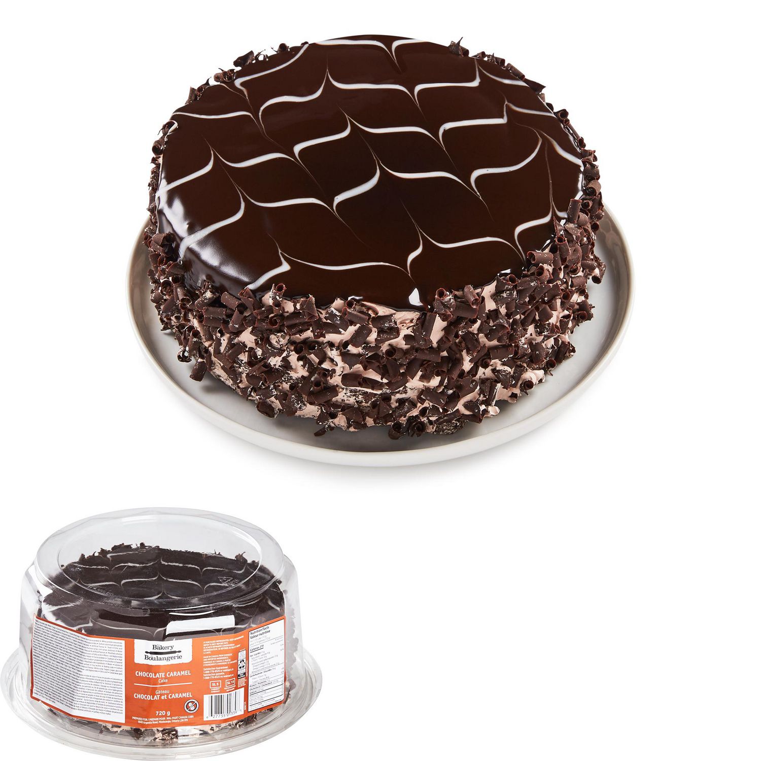 Gateau Au Chocolat Et Au Caramel La Boulangerie Walmart Canada