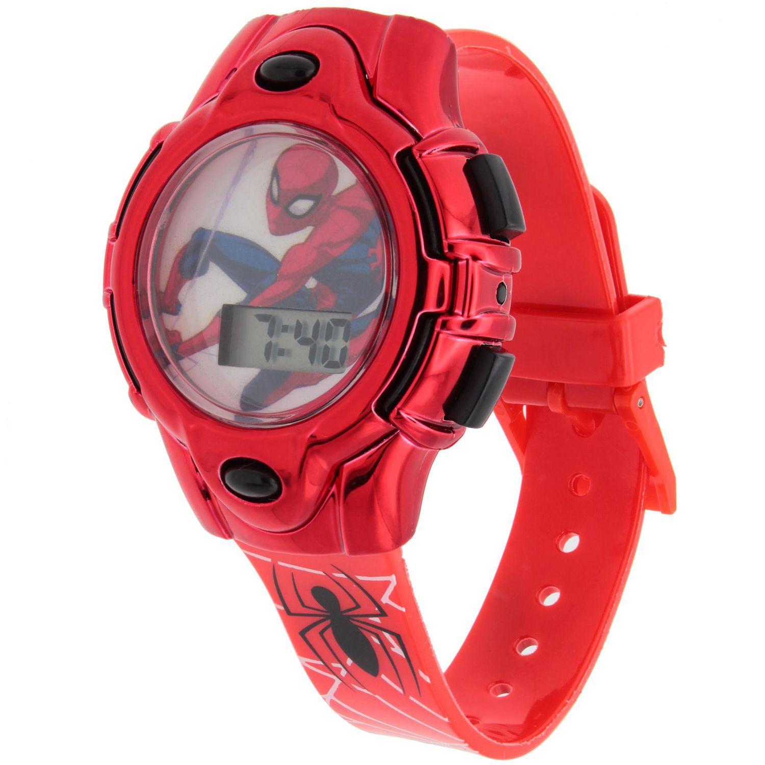 Montre Digitale Enfant Marvel Spider-Man avec Bracelets Interchangeables – Coffret 3 Bandes