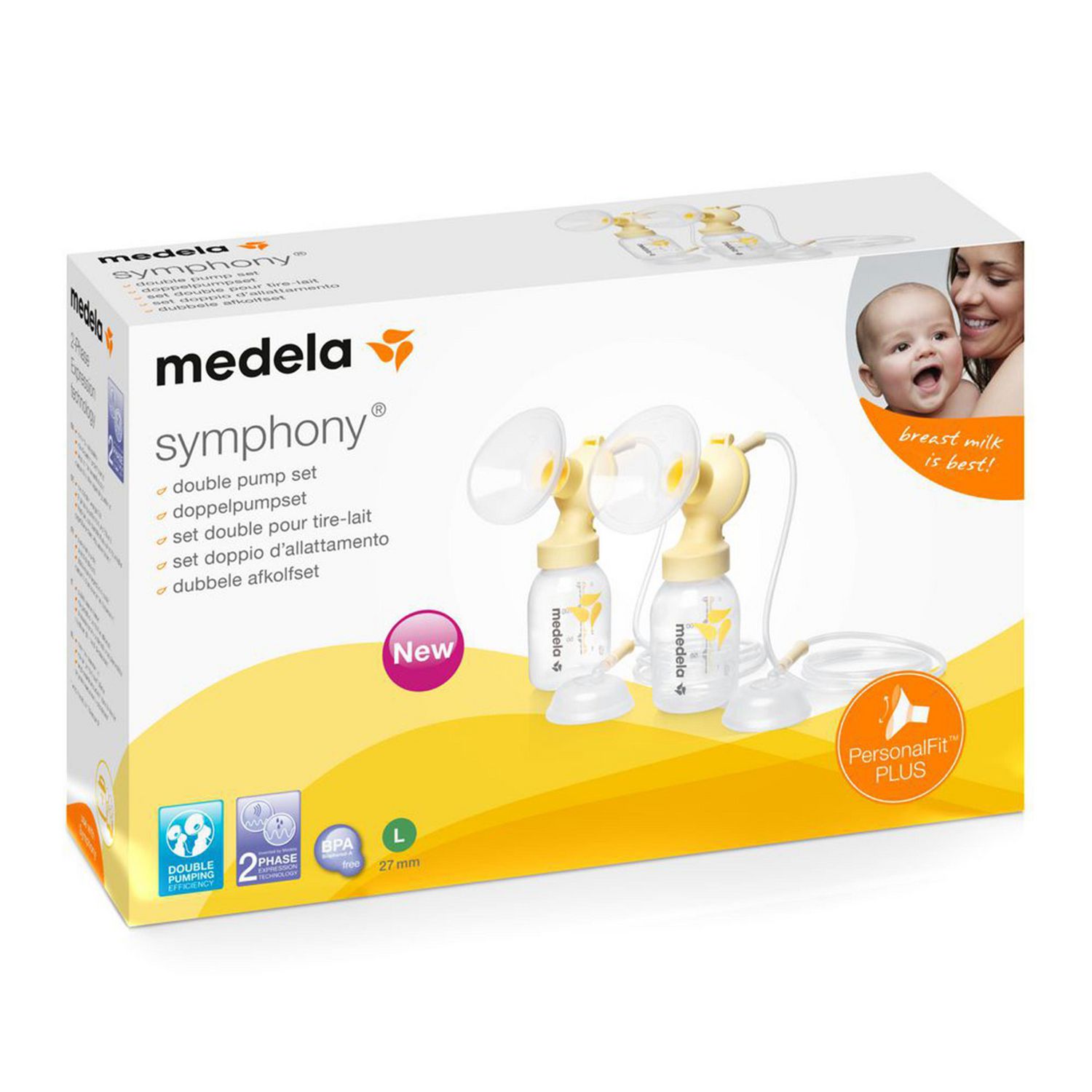 Medela Symphony Rental Kit With PersonalFit™ PLUS Breast Shields 