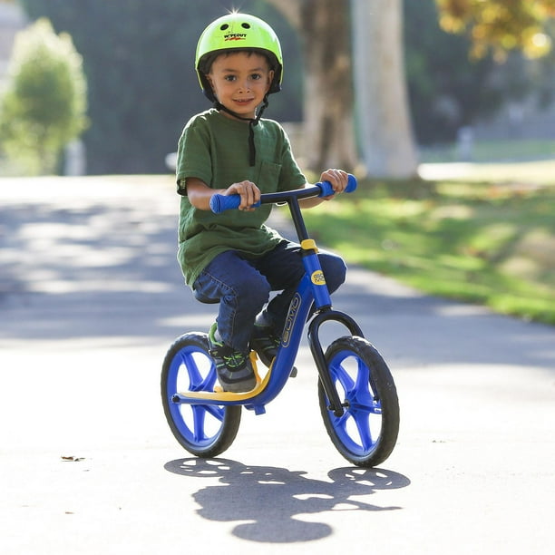 Joyz Mini-Draisienne en Bois, Vélo d'Équilibre Bleu, Vélo d