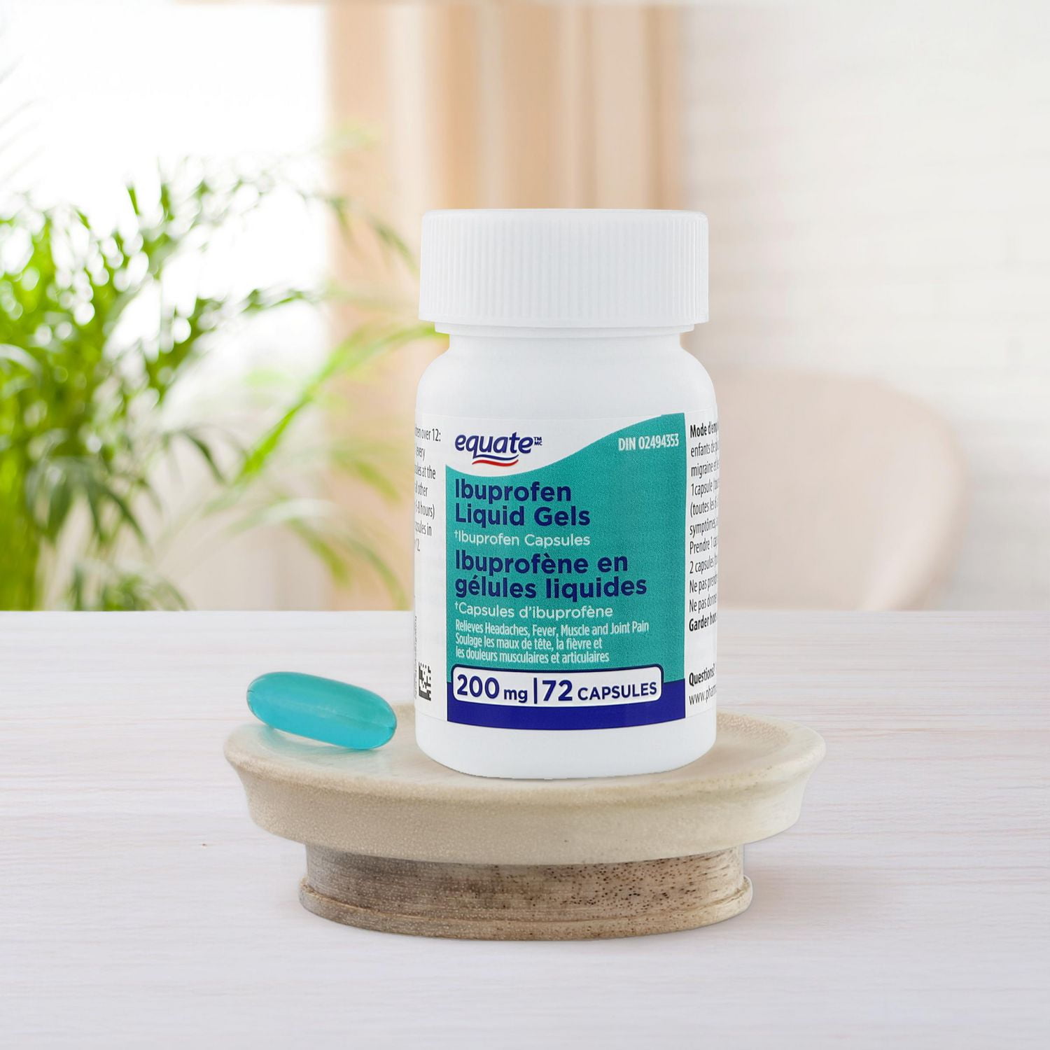 Ibuprofène gélule, 200mg Equate