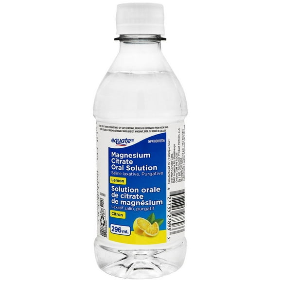 Equate Magnesium Citrate Oral Solution, Lemon