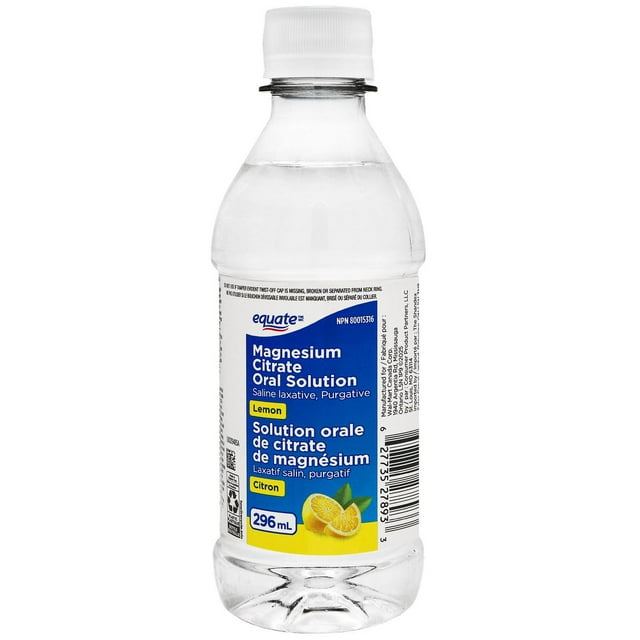 Equate Magnesium Citrate Oral Solution, Lemon
