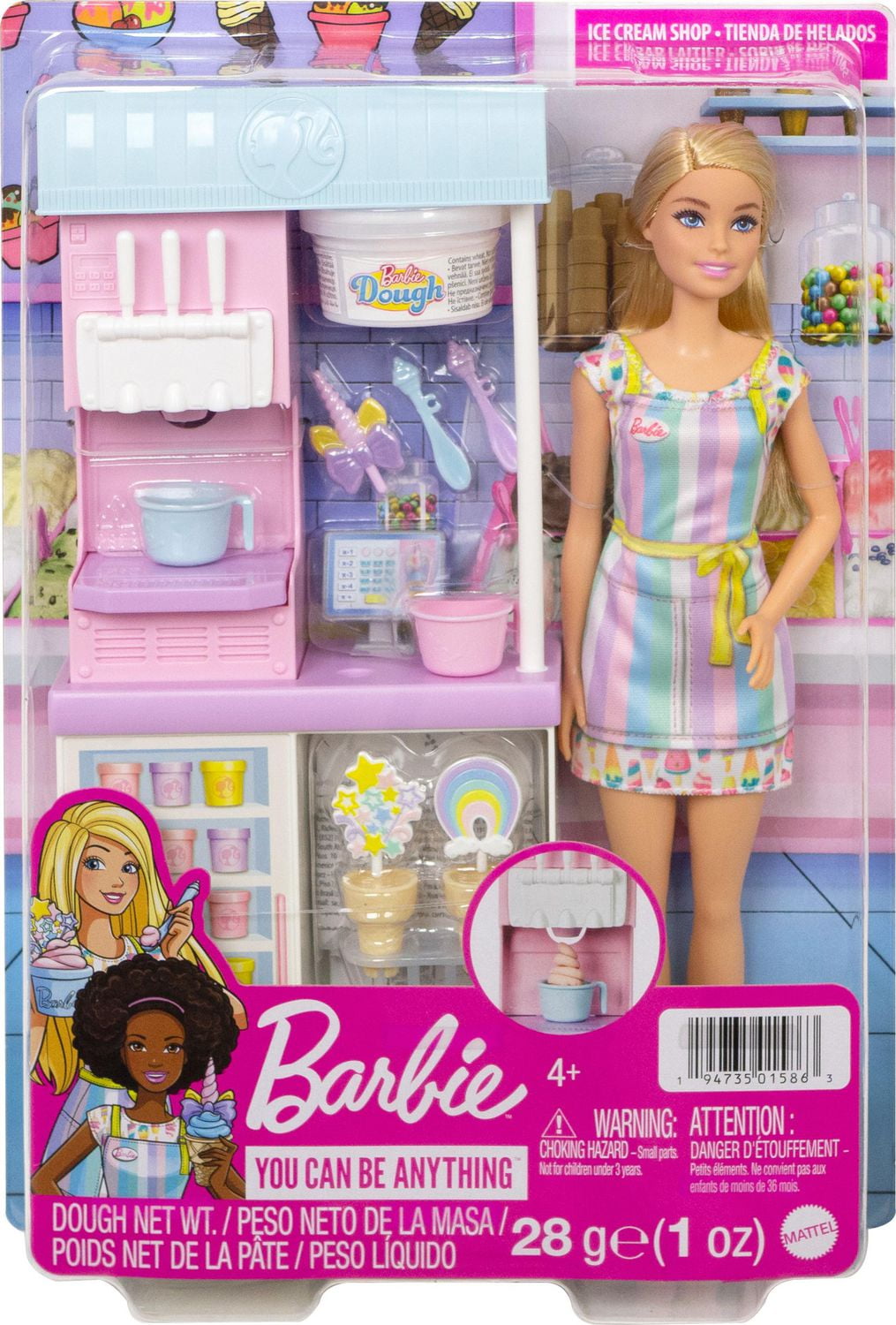 Barbie Ice Cream Shop Playset Walmart