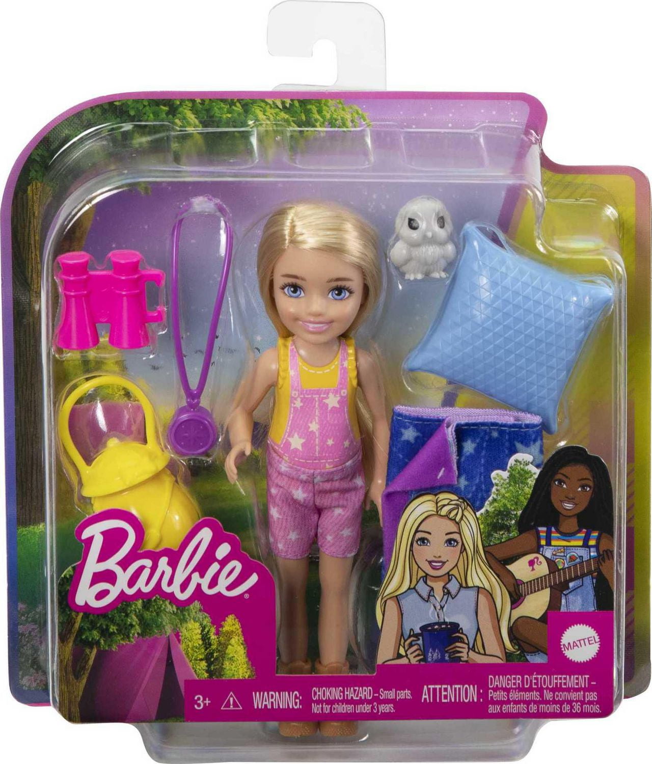 Barbie camping doll and accessories on sale