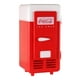 Coca-Cola Single Can Mini Cooler, Mini Car Réfrigérateur, LED Mini USB Réfrigérateur Portable Mini Réfrigérateur Rouge pour Bureau. – image 5 sur 5