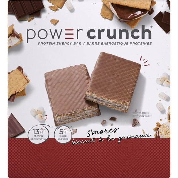 POWER CRUNCH PROTEIN BAR SMORE'S 40G, PROTEIN ENERGY BAR