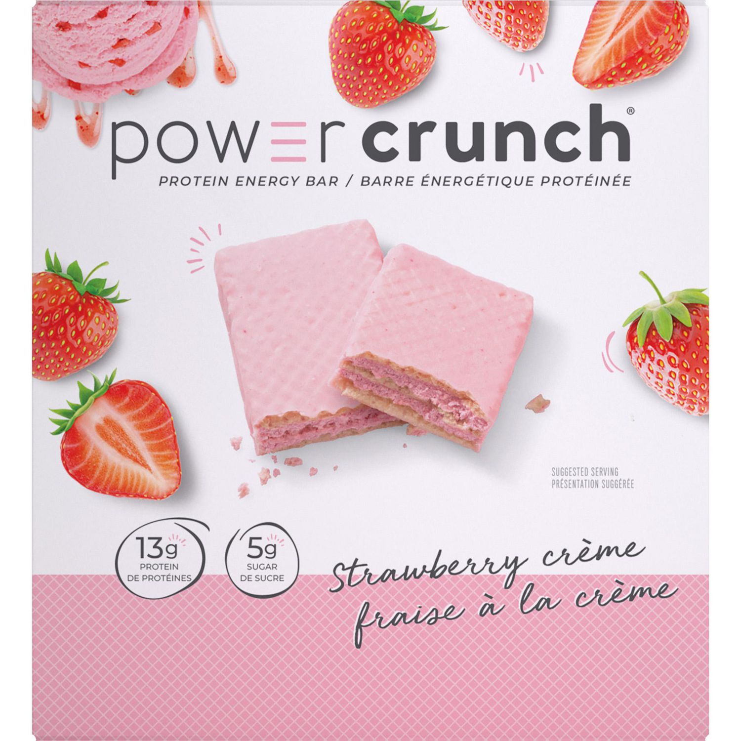 Power Crunch Protein Bar Strawberry Creme 40g