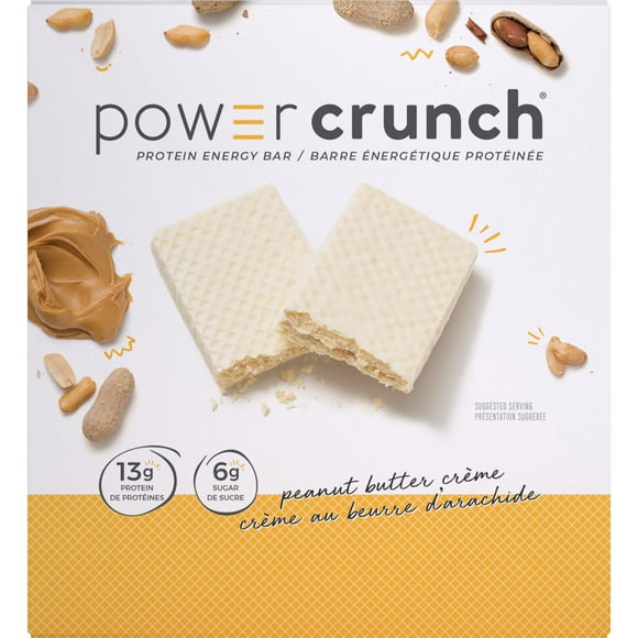 POWER CRUNCH PROTEIN BAR PEANUT BUTTER CREAM 40G, PROTEIN ENERGY BAR