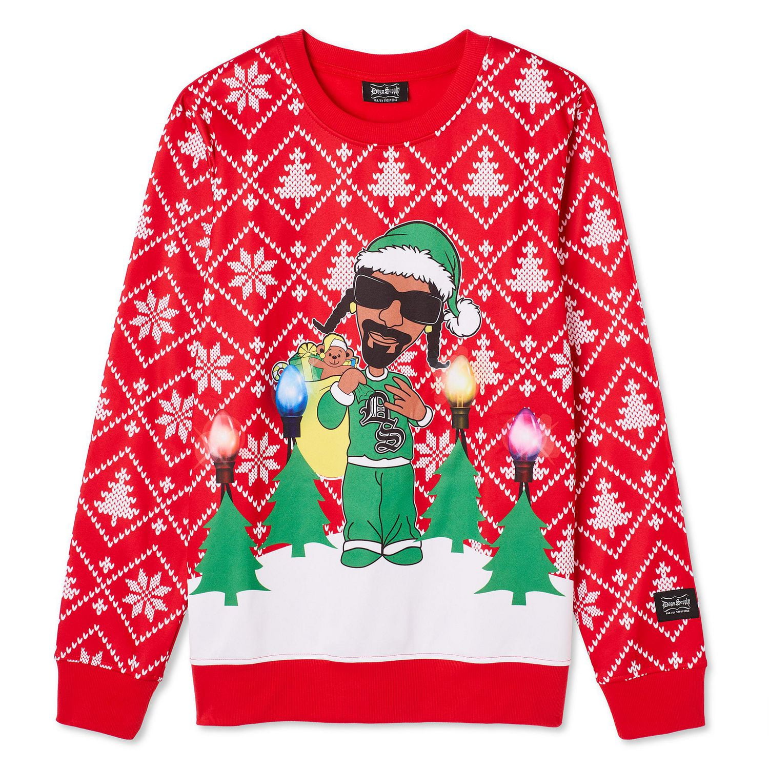 Snoop Dogg Men's Crew Neckline Popover