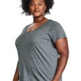 thumbnail image 2 of George Women's Plus V-Neckline Tee, 2 of 6