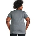 thumbnail image 3 of George Women's Plus V-Neckline Tee, 3 of 6