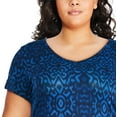 thumbnail image 4 of George Women's Plus V-Neckline Tee, 4 of 6