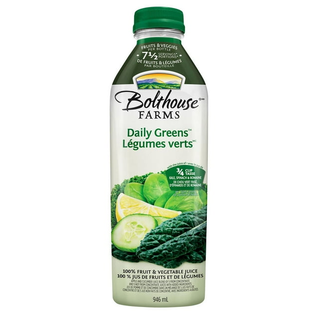 Bolthouse Farms Daily Greens 100% Fruit & Vegetable Juice, 946ml