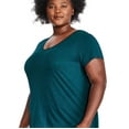 thumbnail image 2 of George Women's Plus V-Neckline Tee, 2 of 6