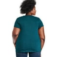 thumbnail image 3 of George Women's Plus V-Neckline Tee, 3 of 6